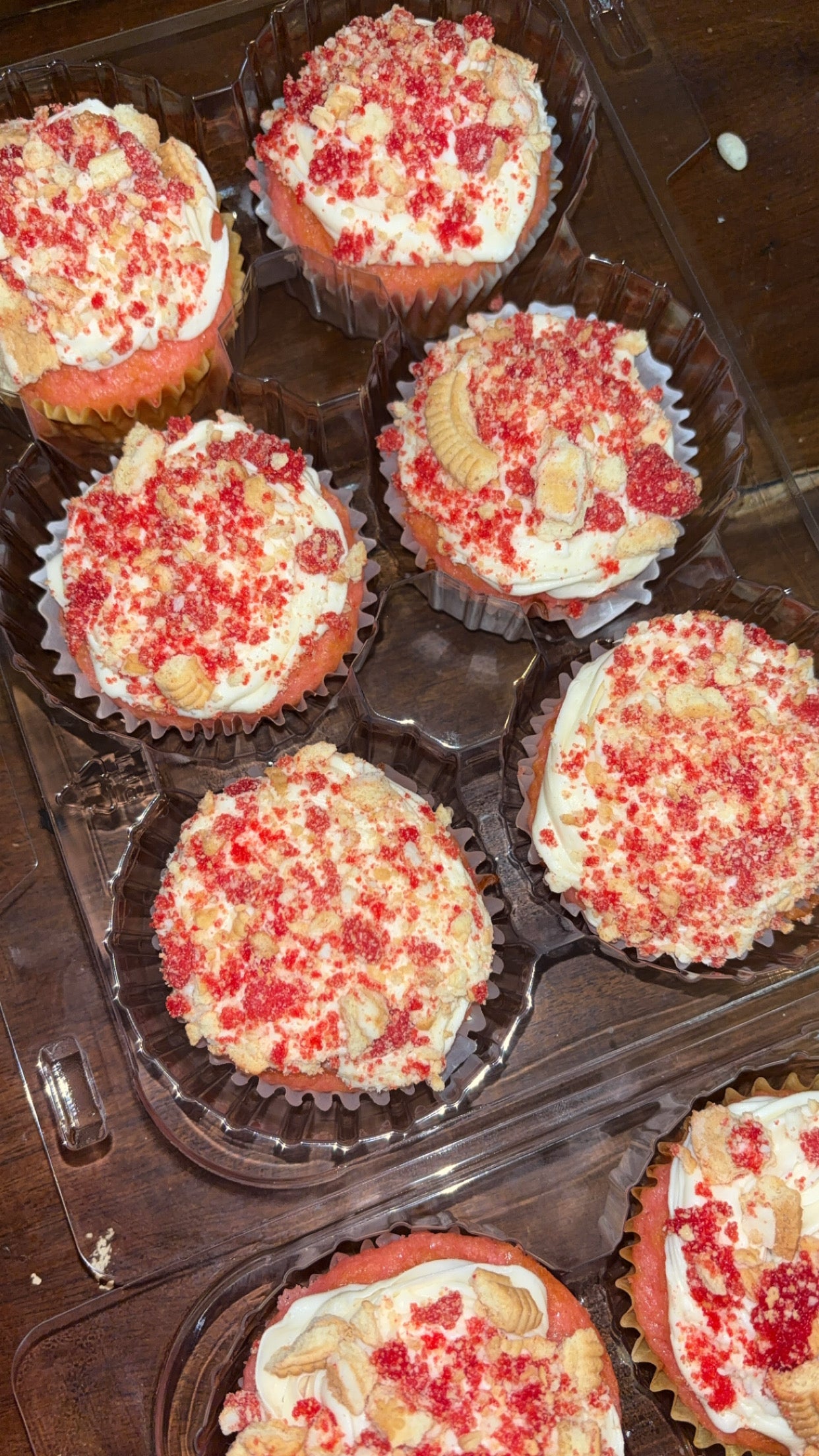 Strawberry Crunch Cupcakes